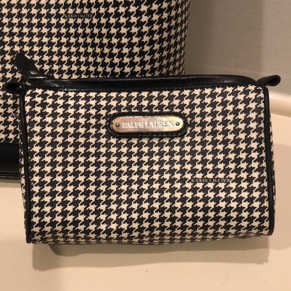 Vintage Ralph Lauren Tote & Matching Cosmetic Bag - Picture 13 of 16
